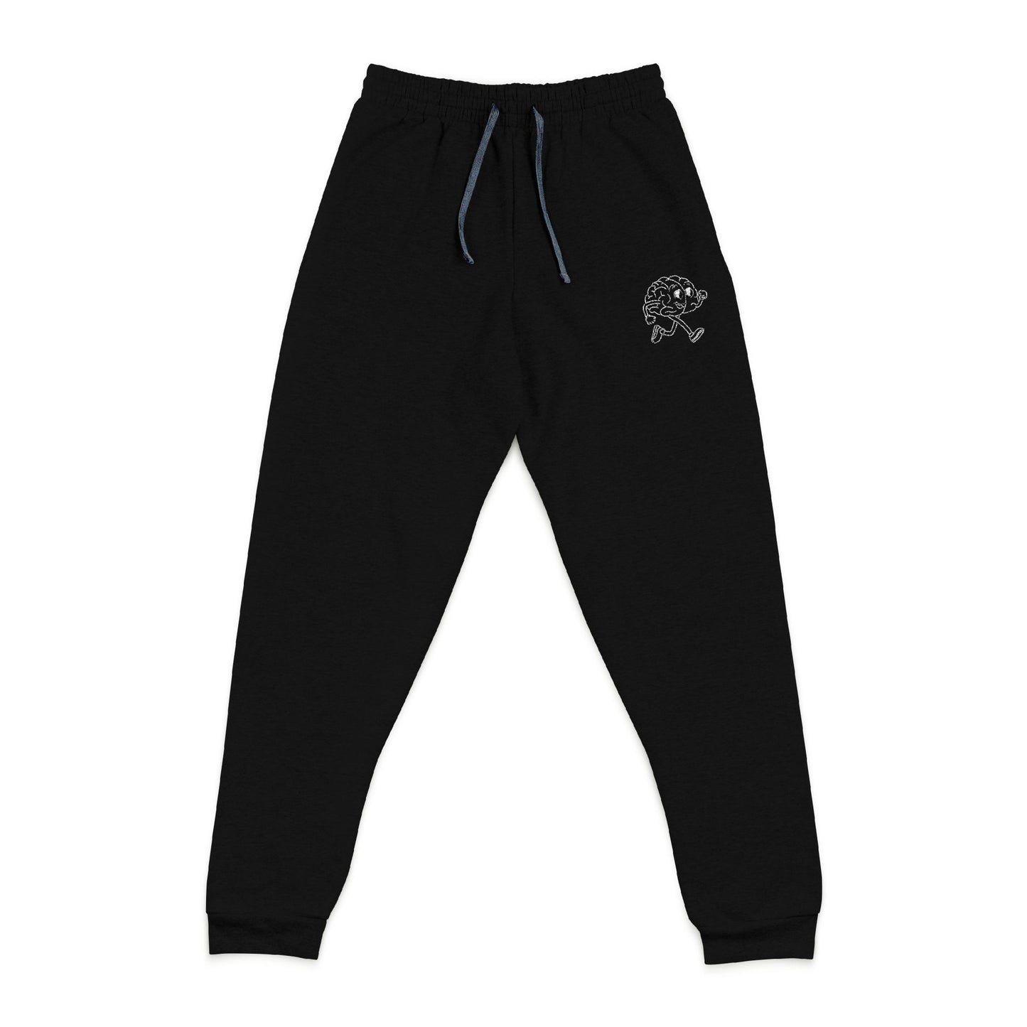 Run Brain Run Embroidered Unisex Joggers