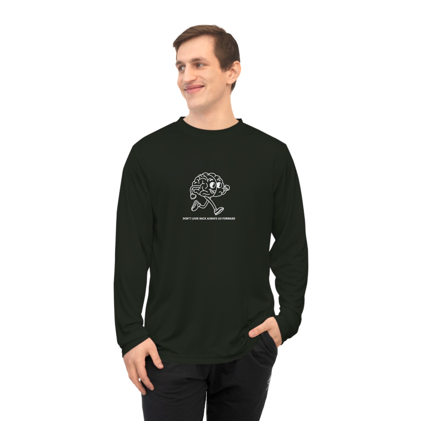 Run Brain Run Unisex Athletic Long Sleeve Shirt