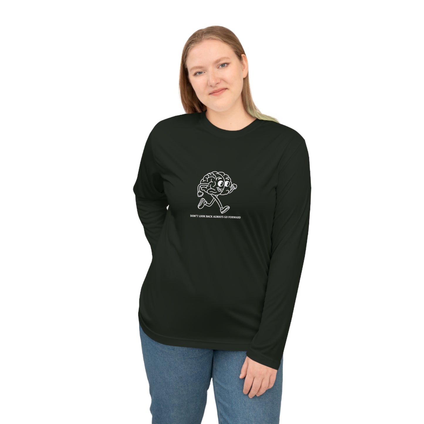 Run Brain Run Unisex Athletic Long Sleeve Shirt