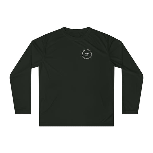 Don't Look Back Always Go Forward Circle Unisex Athletic Long Sleeve Shirt